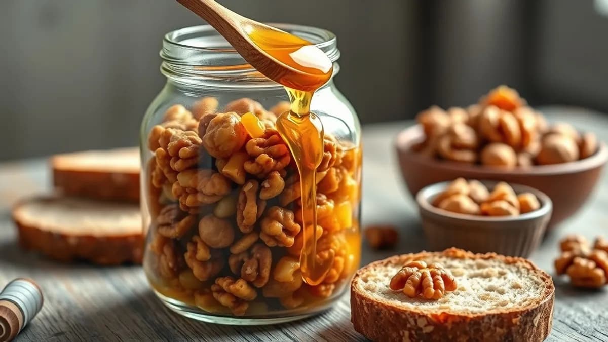Bal-Ceviz Kahvaltılık Karışımı Tarifi