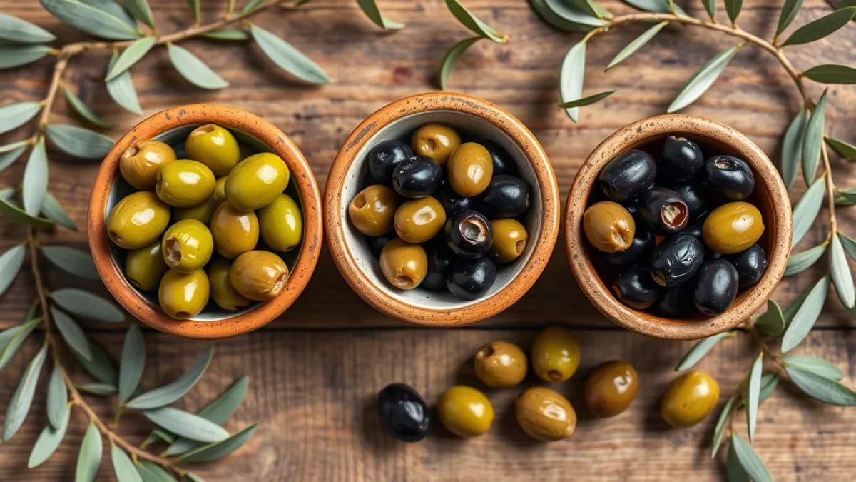 Zeytin Çeşitleri: Yeşil, Siyah, Gemlik Farkları Nelerdir?